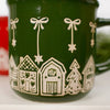Red Green Village Mug - Christmas Place