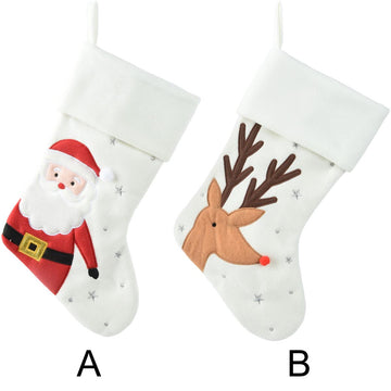 15in Santa Reindeer Stocking