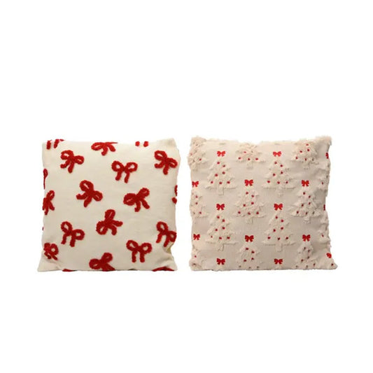 Red And White Christmas Pillow - Christmas Place