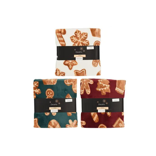 Gingerbread Throw - Christmas Place