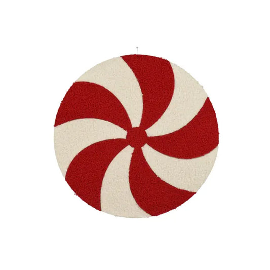 Peppermint Round Placemat