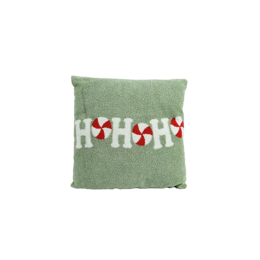 16X16 Red Green Ho Ho Ho Pillow