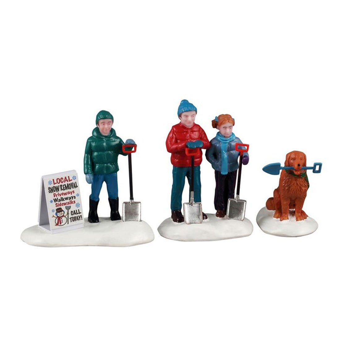 2026 Neighborhood Snow Shovelers Set Of 3 - Christmas Place