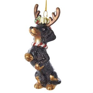 Glass Dachshund - Christmas Place