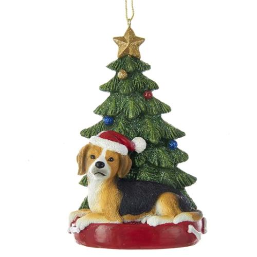 Beagle with Tree