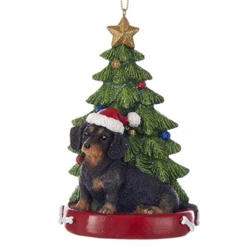Dachshund with Tree