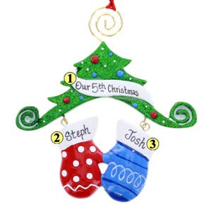 Tree Mitten Family of 2 - Christmas Place