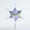 LED Snowflake Rotating Tree Topper - Christmas Place