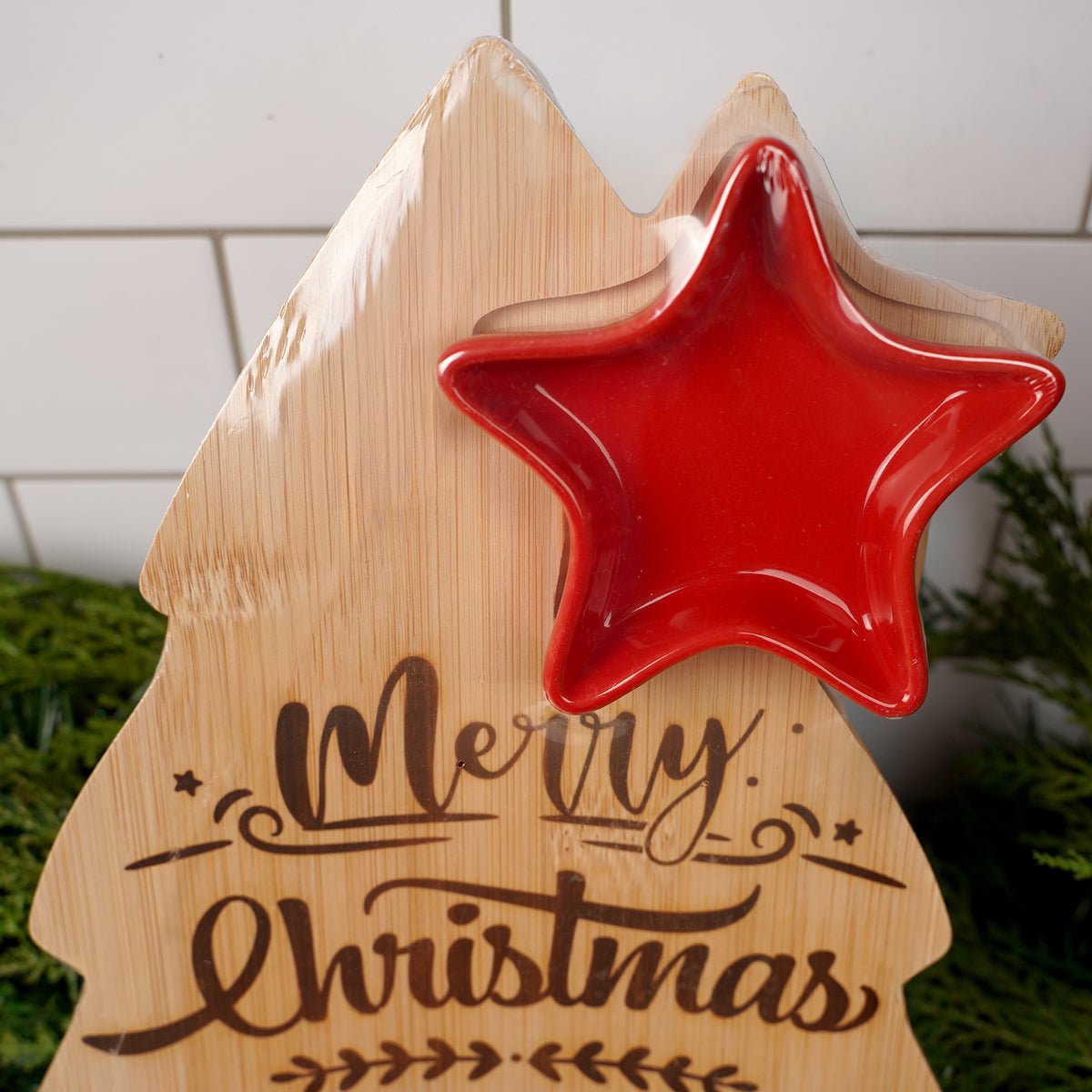 Merry Christmas Tree Cutting Board Set - Christmas Place