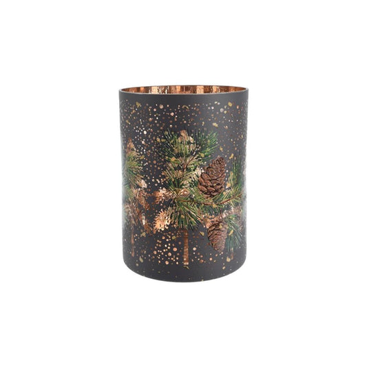 9.4In Pine Tree Tealight Holder