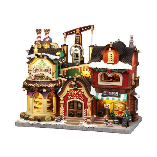 2026 The Holly Jolly Chocolatier And Mrs Claus Coffee Shop - Christmas Place