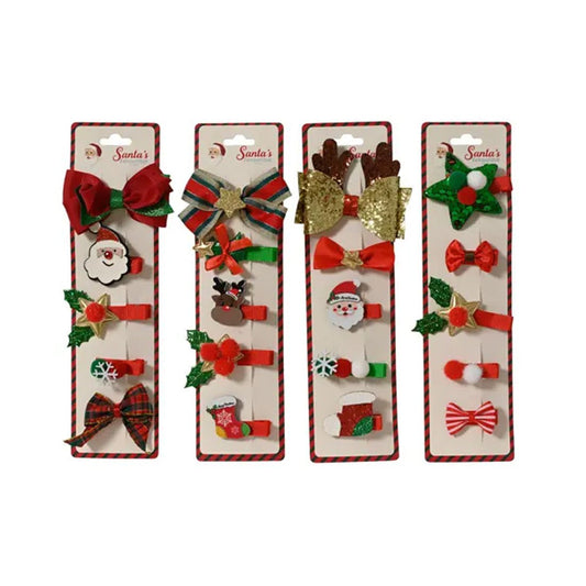 Christmas Hair Clip Set - Christmas Place