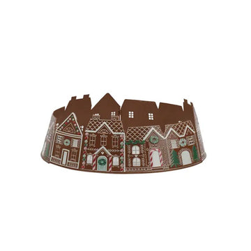 27.5Inch Gingerbread House Tree Ring - Christmas Place
