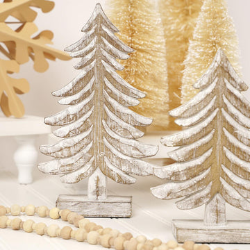 10 Inch White Wash Retreat Tree