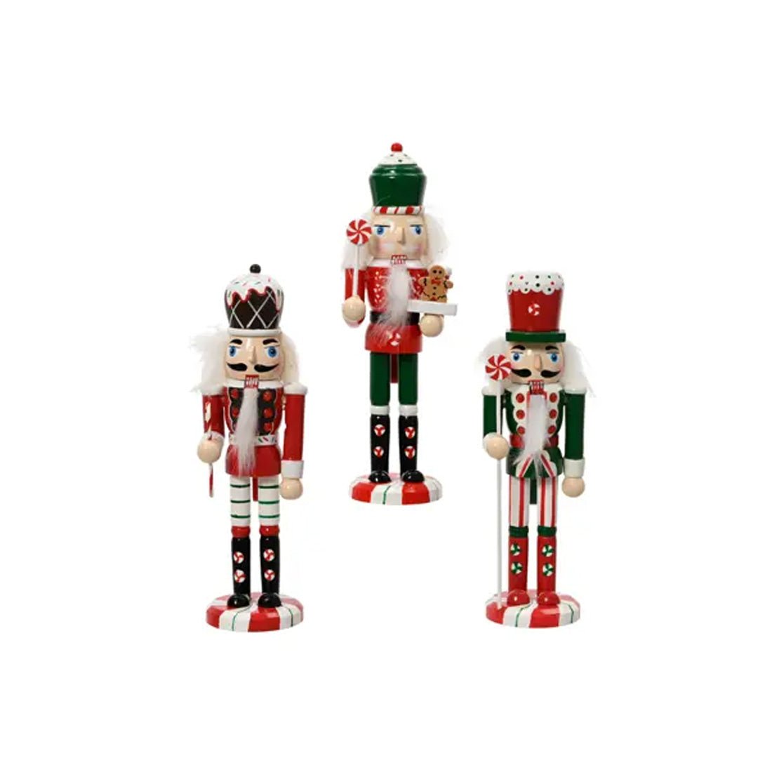 Red White Green Nutcracker - Christmas Place