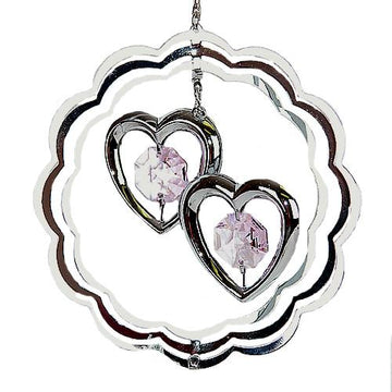Charm Hearts Circle Ornament