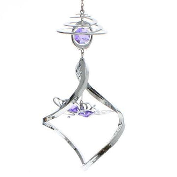 Chrome Butterfly Suncatcher