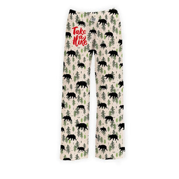Take A Hike Bear Lounge Pants MD - Christmas Place