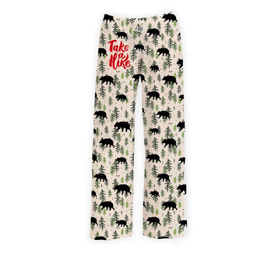 Take A Hike Bear Lounge Pants XL - Christmas Place