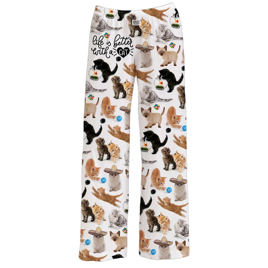 Life Is Better With A Cat Pajama Pants LG