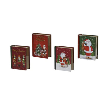 Christmas Book Storage Tin - Christmas Place