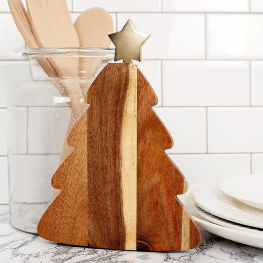 6.7In Tree Cutting Board - Christmas Place