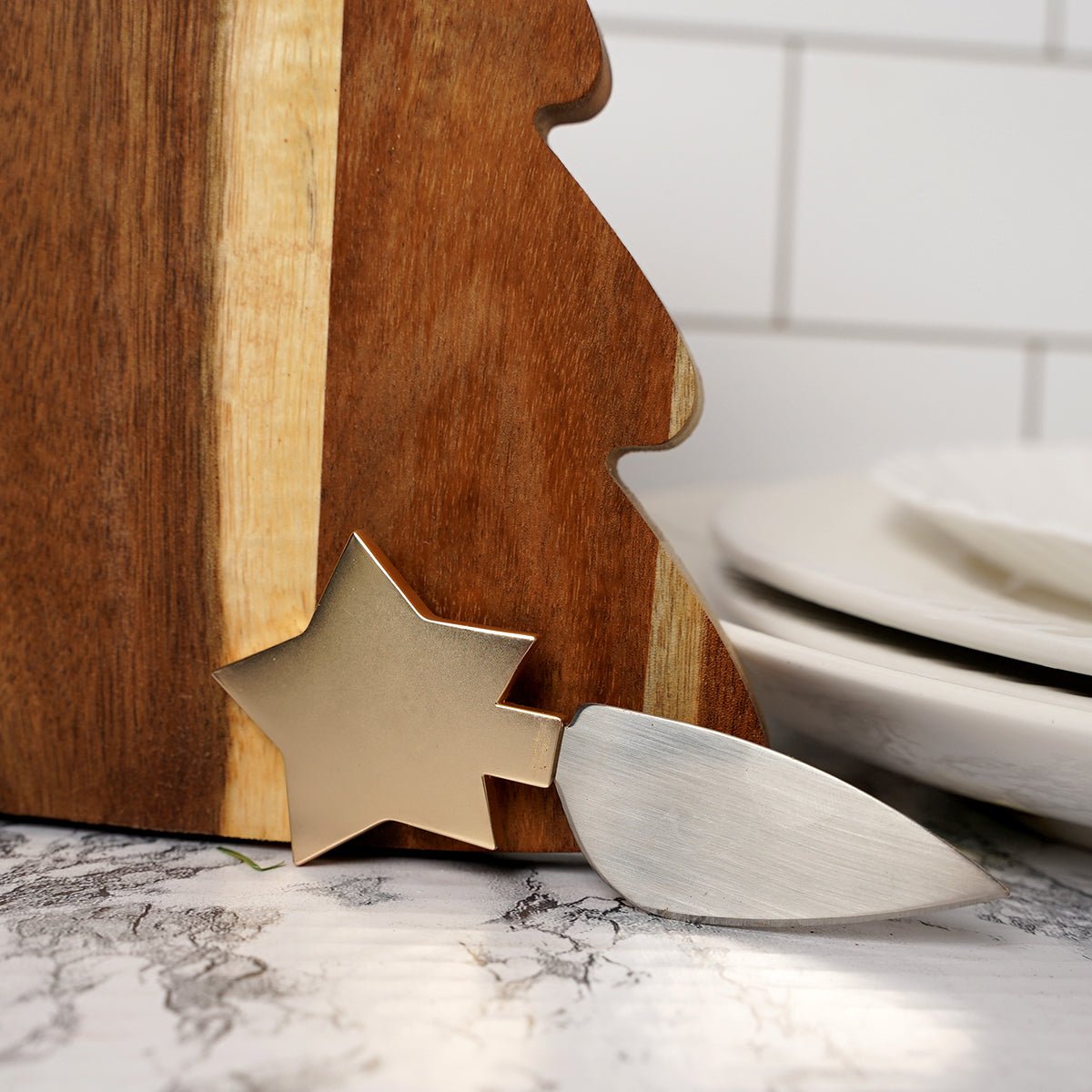 6.7In Tree Cutting Board - Christmas Place