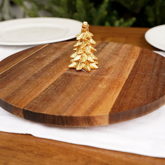 22In Round With Tree Cutting Board - Christmas Place