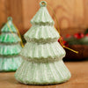 Iced Green Tree Ornament Light Green- Christmas Place