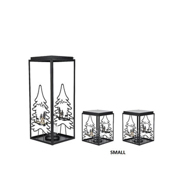 Deer Tree Iron Tealight Holder Small