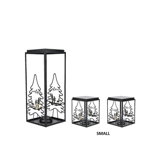 Deer Tree Iron Tealight Holder Small