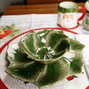 Christmas Holiday Green Holly Leaf Bowl - Christmas Place