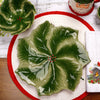 Green Holly Leaf Holiday Dinner Plate - Christmas Place