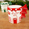Red Green Candy Cane Christmas Mug Red White Mug - Christmas Place