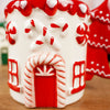 Red Green Candy Cane Christmas Mug Christmas Tree Handle- Christmas Place