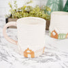 Pink Green Gingerbread House Mug - Christmas Place