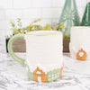 Pink Green Gingerbread House Mug - Christmas Place