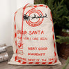 Dear Santa Special Delivery Cloth Gift Bag - Christmas Place