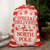 Dear Santa Special Delivery Cloth Gift Bag - Christmas Place