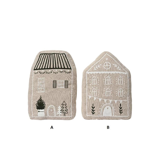 Decorated House Pillow - Christmas Place