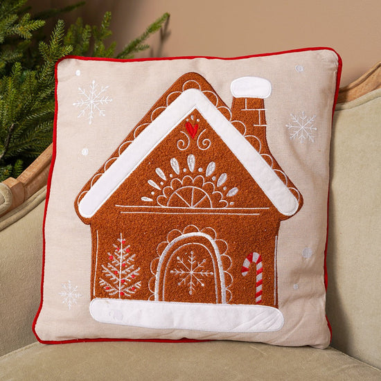Gingerbread Pillow - Christmas Place