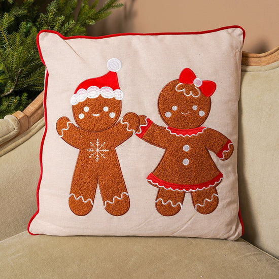 Gingerbread Pillow - Christmas Place