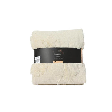 66X51In Off White Throw