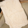 66X51In Off White Throw - Christmas Place