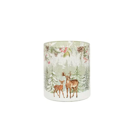 5Inch Christmas Deer Tealight Holder - Christmas Place