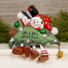 Snow Couple with Tree - Christmas Place