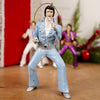 Elvis Jumpsuit Christmas Ornament 4 Styles Blue with White Jumpsuit - Christmas Place