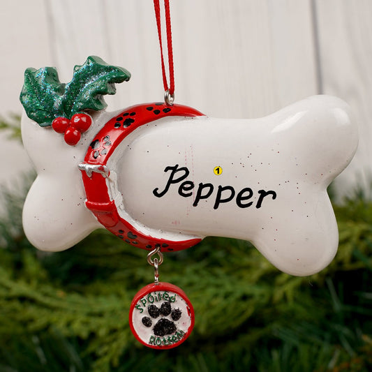 Spoiled Rotten Dog Bone - Christmas Place