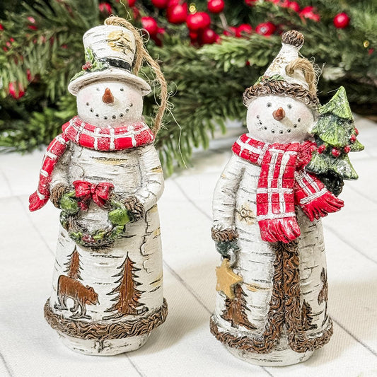 Birch Snowman