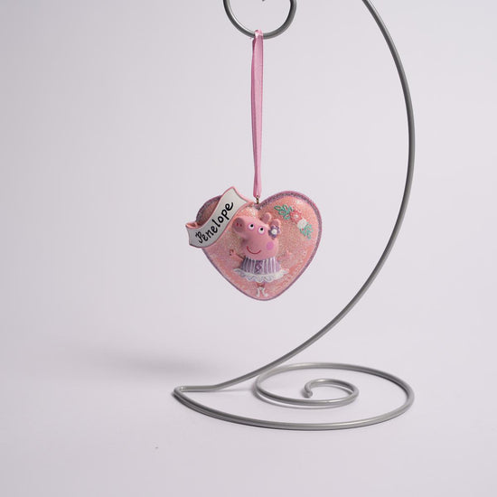Peppa Pig Heart Ornament - Christmas Place